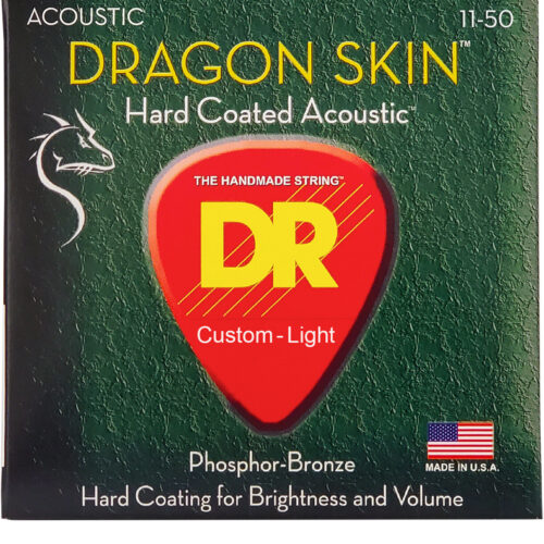 DR Dragonskin Coated P/Bronze Acou Strings 11-50