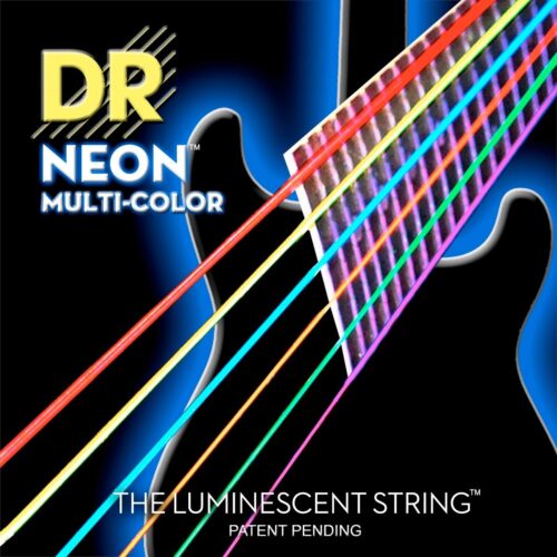 DR NEON NMCE10 MultiColor El Guitar Strings 10 46