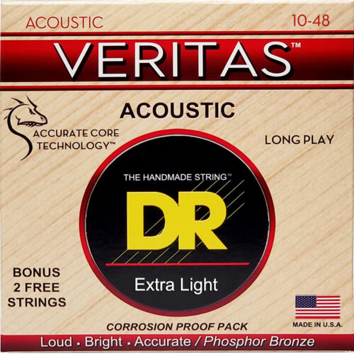 DR Strings VTA10 Veritas Ac Guitar String XLight