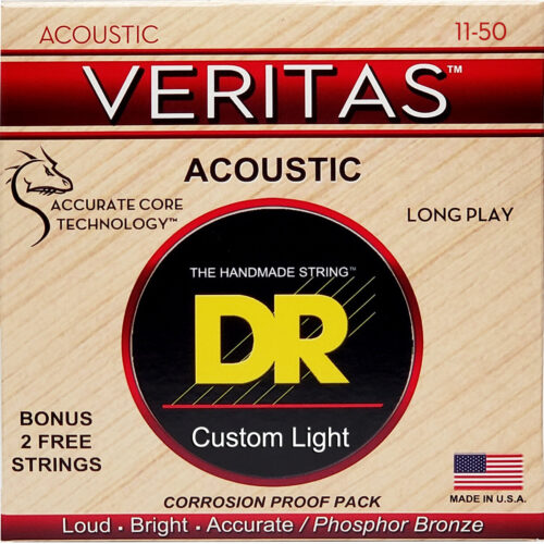 DR Strings VTA11 Veritas Ac Guitar Str Med Light