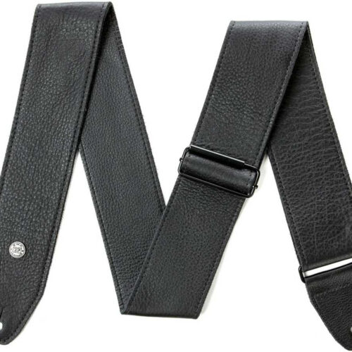 Dunlop BMF15BK Tri-Glide Leather Guitar Strap Blk