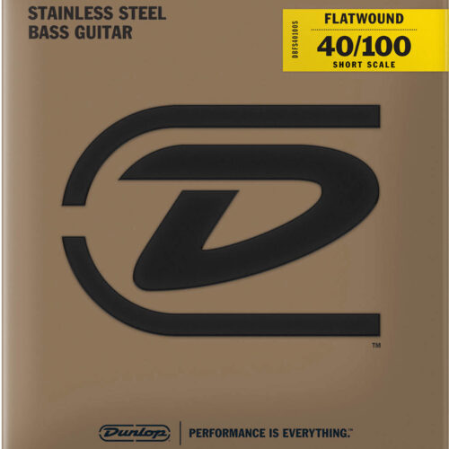 Dunlop DBFS40100S Flatwound Bass Stings SH Scale