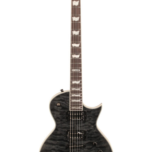 ESP LTD EC1000 Piezo QM El Gtr See Thru Blk