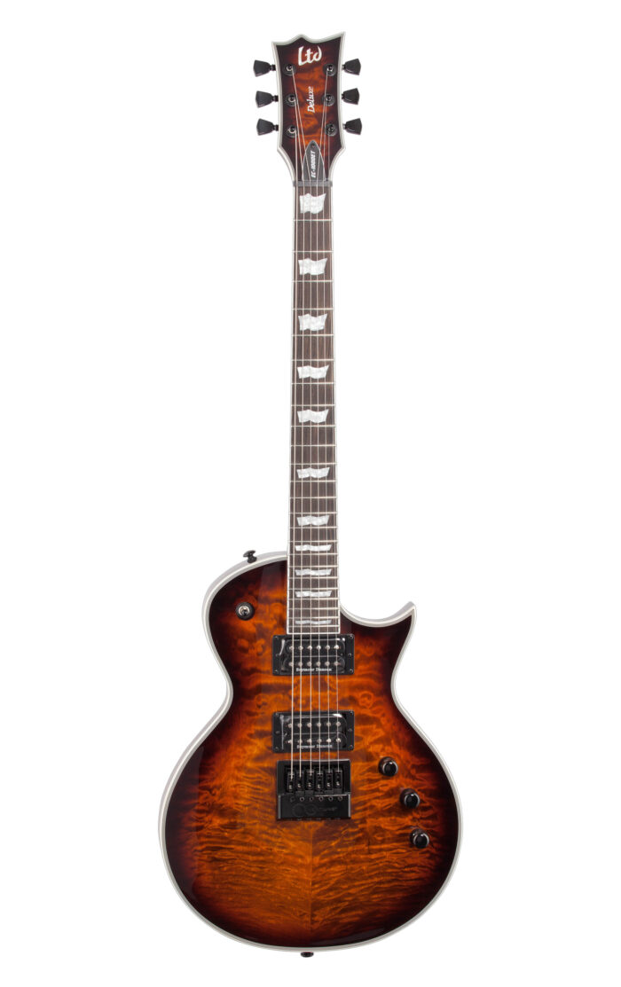 ESP LTD EC1000QM Evertune El Gtr Dk Brn SB