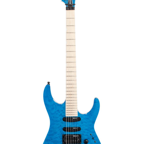 ESP LTD MH203QM Electric Guitar See Thru Blue