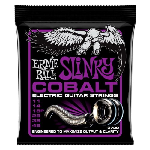 Ernie Ball Cobalt Elec Guitar Strings Power Slinky