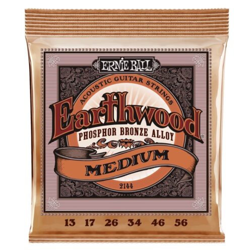 Ernie Ball P02144 Earthwood Med Ac Gtr Phsphr Brz