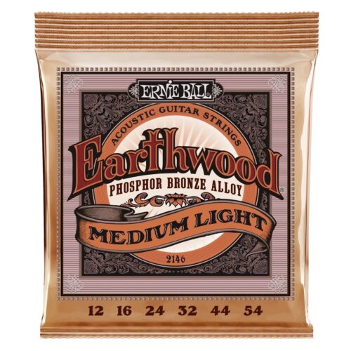 Ernie Ball P02146 Earthwood Md Lt Phos Gtr String