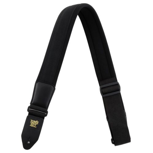 Ernie Ball P04144 Padded Neoprene Guitar Strap Blk