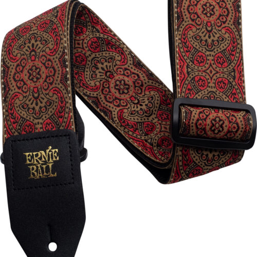 Ernie Ball P04162 Jacquard Strap Crimson Paisley