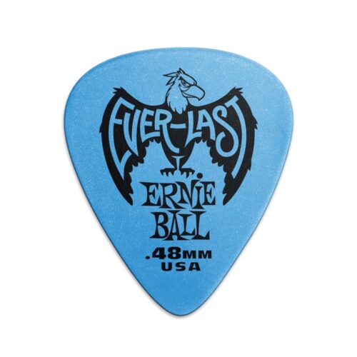 Ernie Ball P09181 Everlast Guitar Picks Blue 12pk