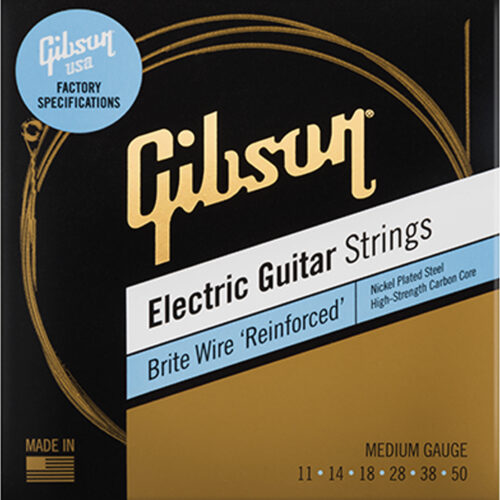 Gibson Brite Wire Reinforced Elec Strings Med 011