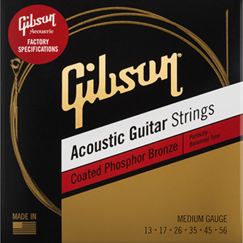 Gibson Coated Phos/Brnz Acoustic String Medium 13