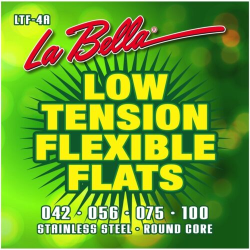 La Bella LTF-4A Low Tension Flexible Flat Bass Str