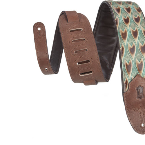 Levys M4WP-004 Arrowhead Turquoise Leather Strap