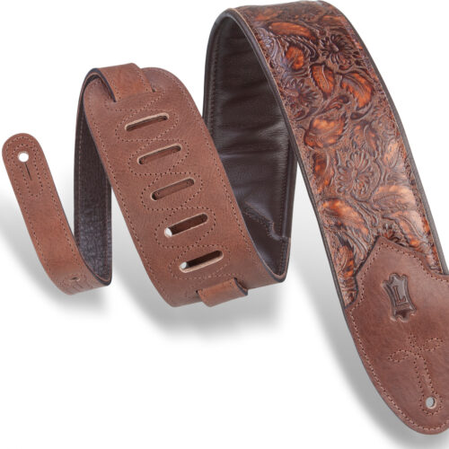 Levys M4WP-006 Whiskey Leather Guitar Strap