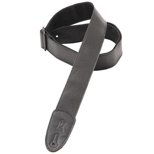 Levys M7GP-BLK 2In Wide Garment Leather Strap Blk