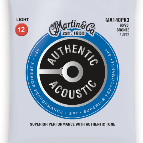 Martin MA140PK3 Authentic Acoustic SP 80/20 Bronze