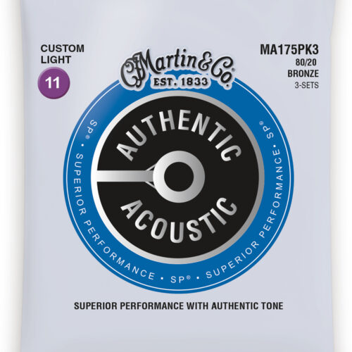 Martin MA175PK3 Authentic Acoustic SP 80/20 Bronze