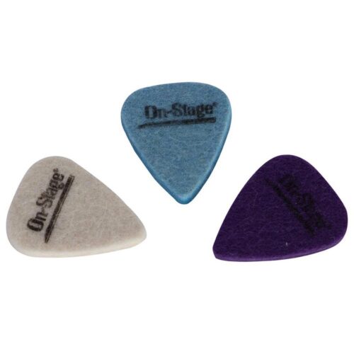 On Stage UPK300 Felt Ukulele Picks 3 Pack
