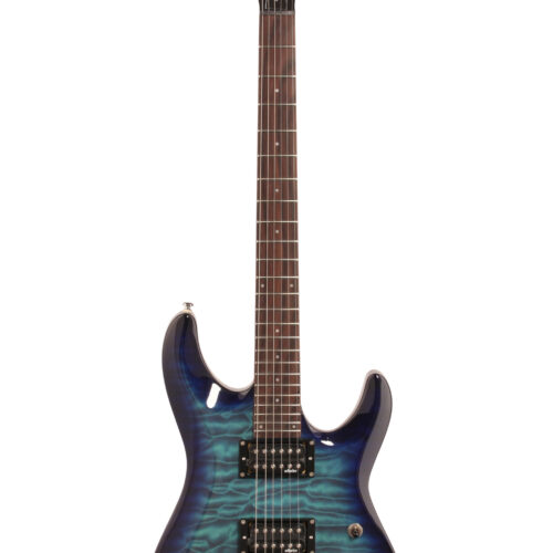 Schecter C6 Plus Electric Guitar Ocean Blue Burst