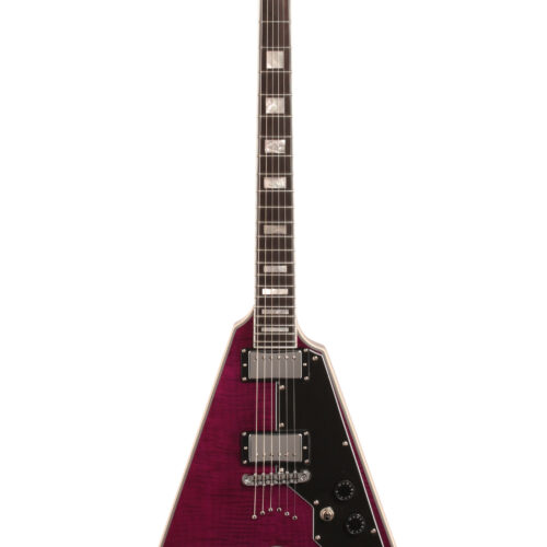 Schecter V1 Custom Electric Guitar Trans Purple