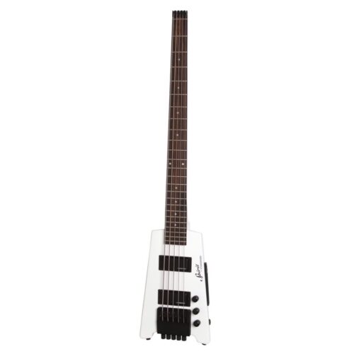 Steinberger Spirit XT25 Std 5 String Bass Wht W/B