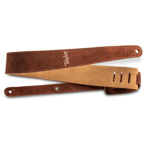 Taylor 2.5 Embroidered Suede Strap Choc Brown