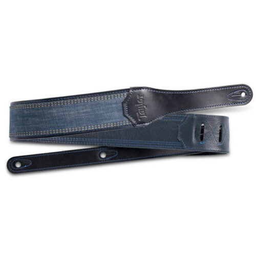 Taylor Blue Denim 2 Guitar Strap Navy Edge