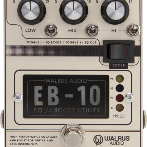 Walrus Audio EB-10 Preamp EQ and Boost Cream