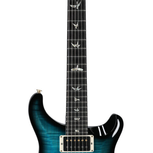 PRS Custom 24 10-Top Carroll Blue Wraparound Smoke