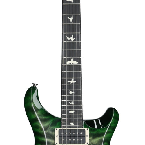 PRS S2 Custom 24 Satin Quilt Faded Gray Blk Green