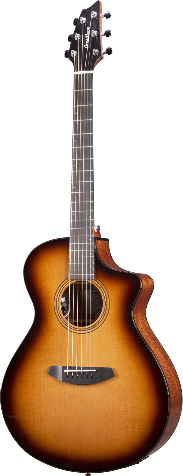 Breedlove Solo Concert CE Edgeburst Cedar/Mah W/C