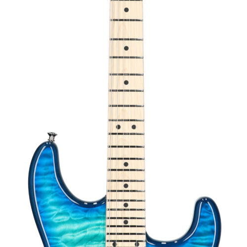 Charvel MIJ SD Style 1 HSH FR M QM Caribbean Burst