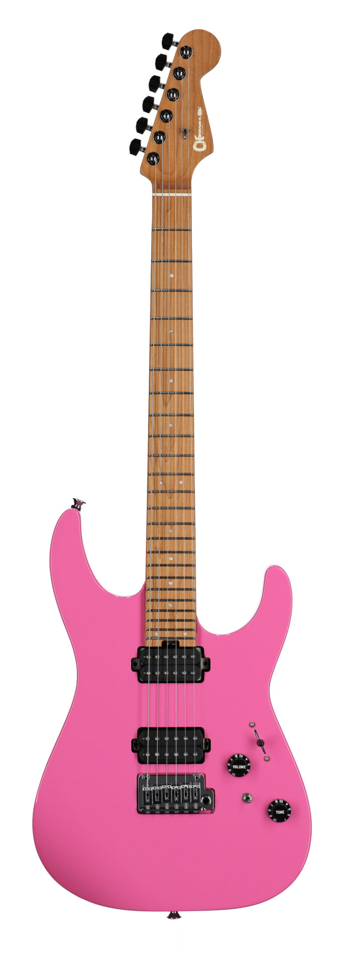 Charvel ProMod DK24 HH 2PT CM Bubblegum Pink