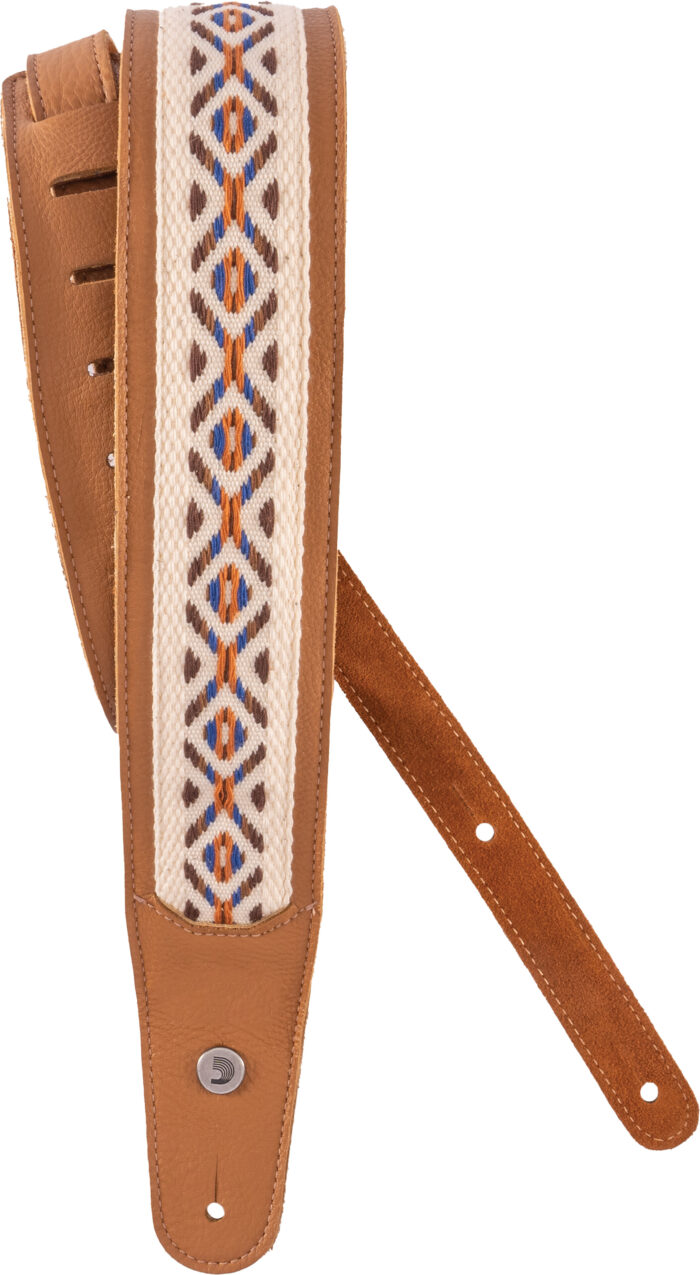 DAddario 25WH00-DX Hybrid Leather Guitar Strap