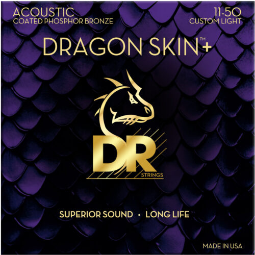 DR Strings DAP-11 Dragon Skin Plus Acoustic Set
