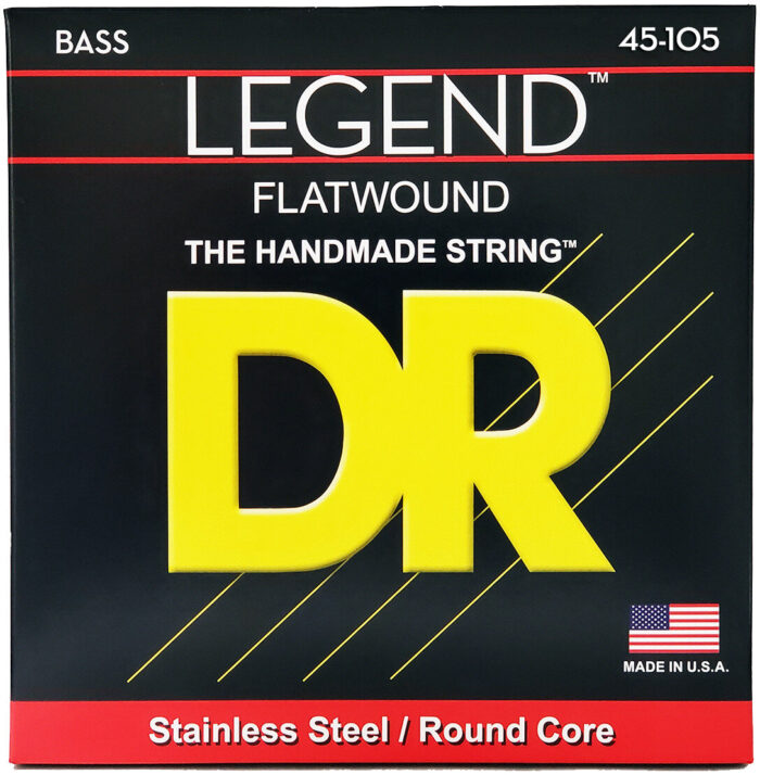 DR Strings FL-45 LEGEND Flatwound Bass Strings