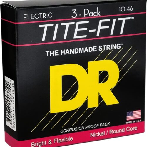 DR Strings MT-10-3PK Tite-Fit Electric Set 3pk