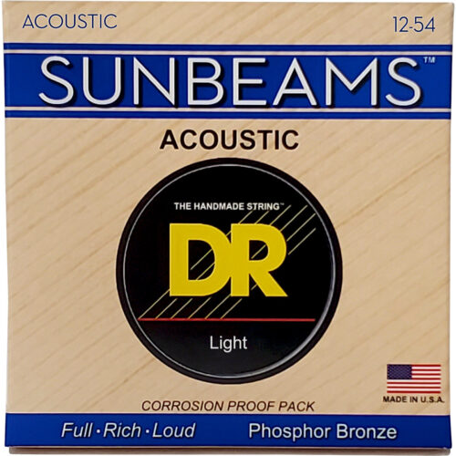DR Strings RCA-12 SUNBEAM Acoustic Guitar Strings