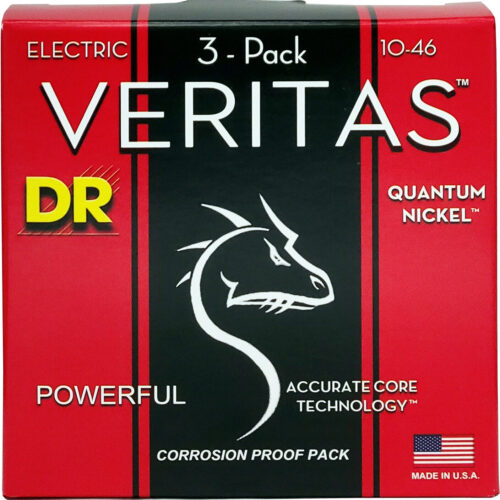 DR Strings VTE-10-3PK Veritas Electric Set 3pk