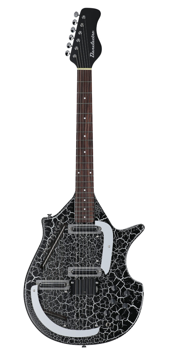 Danelectro Electric Sitar Black Crackle