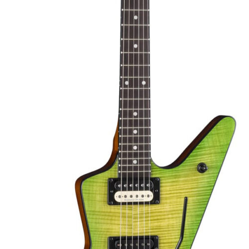 Dean ML 79 Floyd Flame Top Electric Guitar Slime