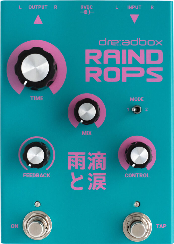 Dreadbox Raindrops Hybrid Stereo Delay Pedal