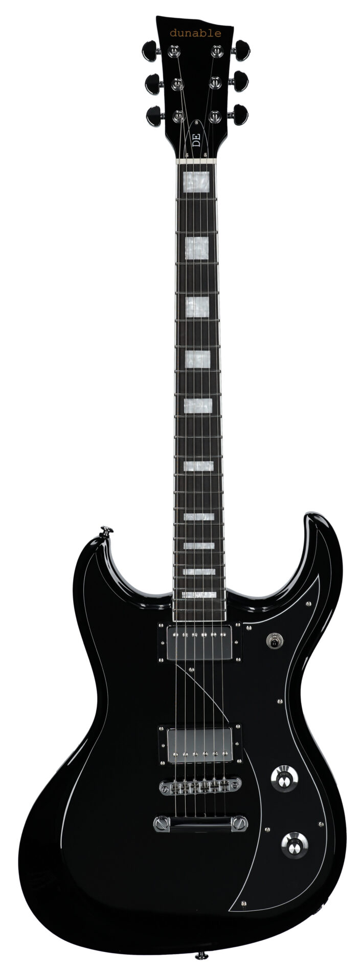 Dunable Gnarwhal DE Electric Guitar WB Black Gloss