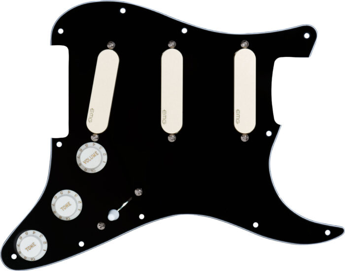 EMG DG20 Ivory Eclipse Prewired Pickguard