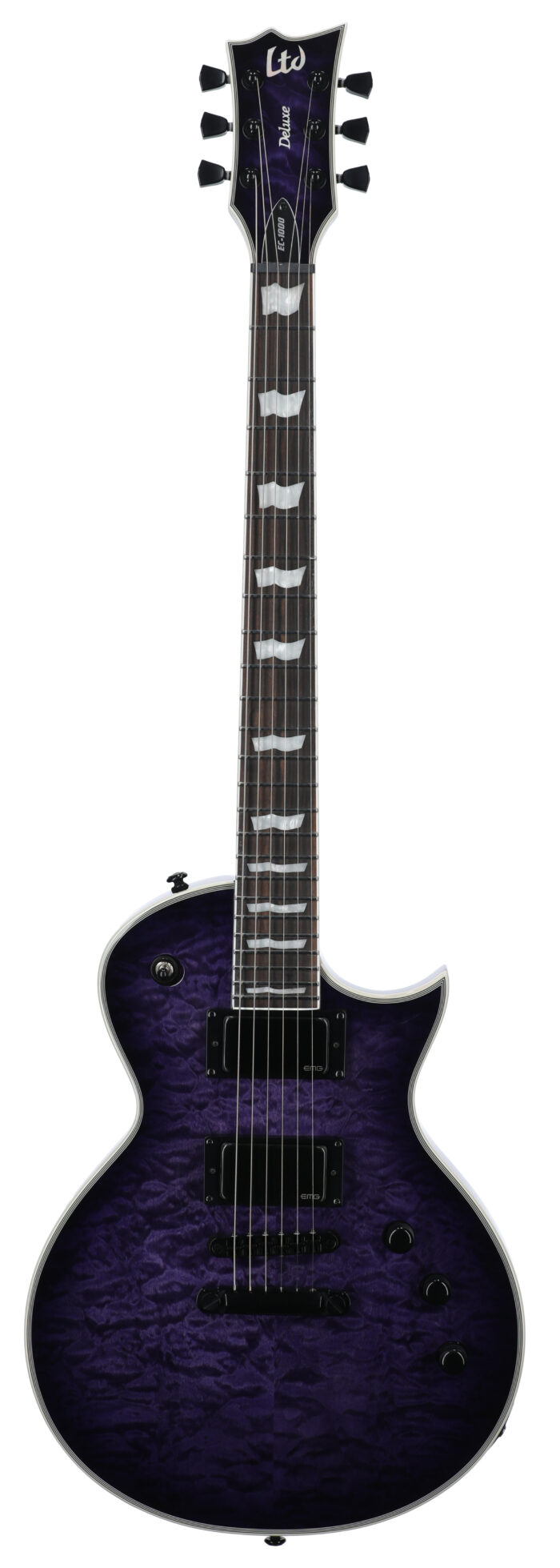 ESP LTD EC1000QM EG See Thru Purple SB