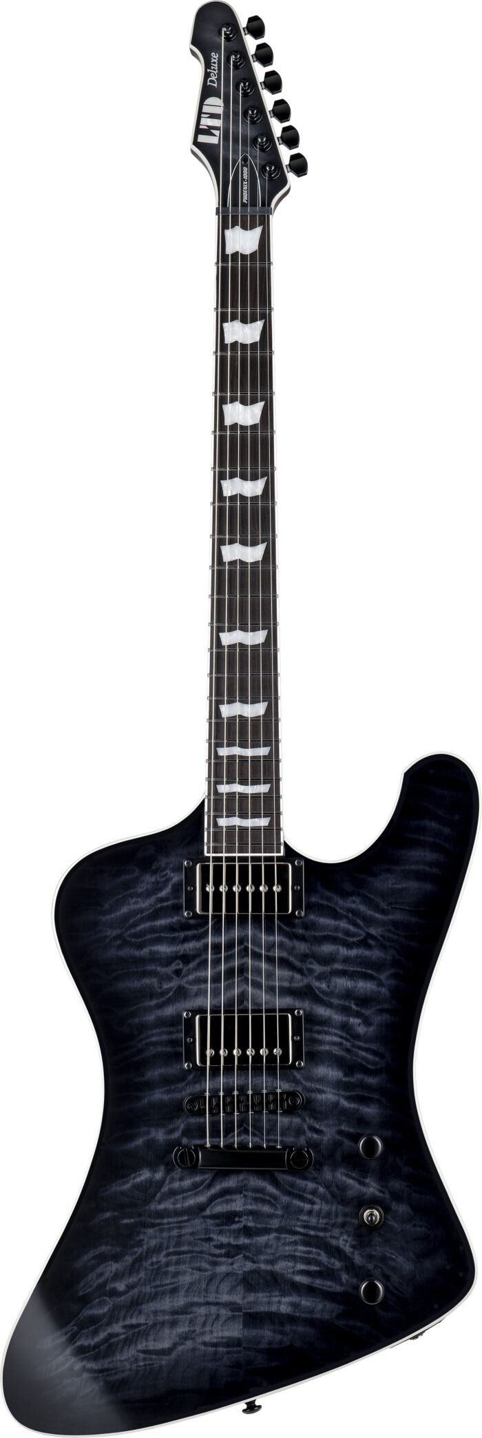 ESP LTD Phoenix 1000 QM EG See Thru Blk SB
