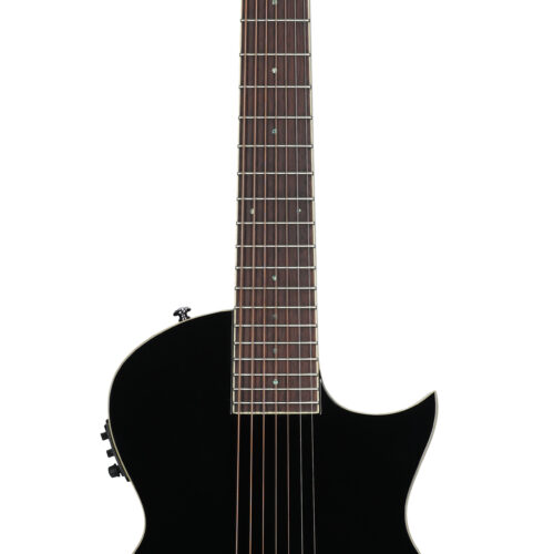 ESP LTD TL-7 Thinline Acoustic Electric Guitar Blk