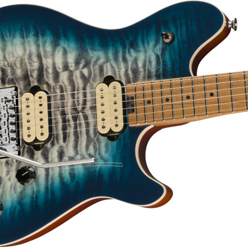 EVH Wolfgang Special QM Quilt Top Indigo Burst